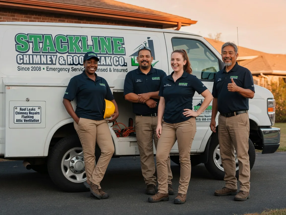 Chimney flashing repair company in Westport, WA